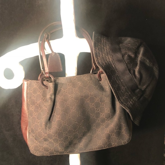 Gucci purse and Gucci Hat - Picture 1 of 9